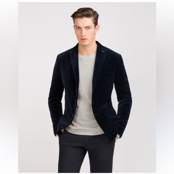 Zara Dark Blue Men's Blazer no size tags small